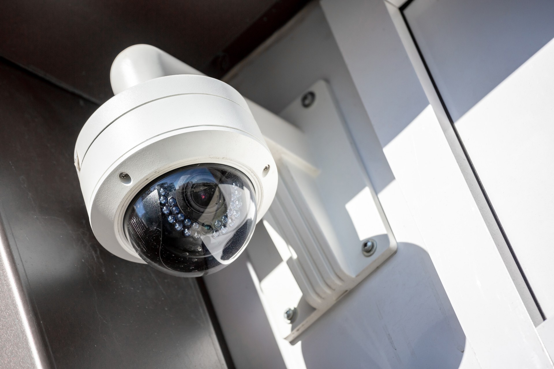 Security, CCTV camera in the office building